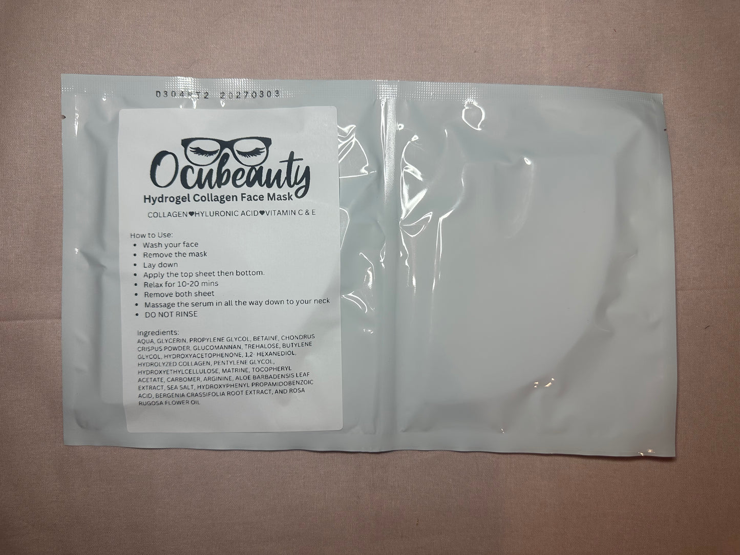 Hydrogel Collagen Face Mask (2 set)